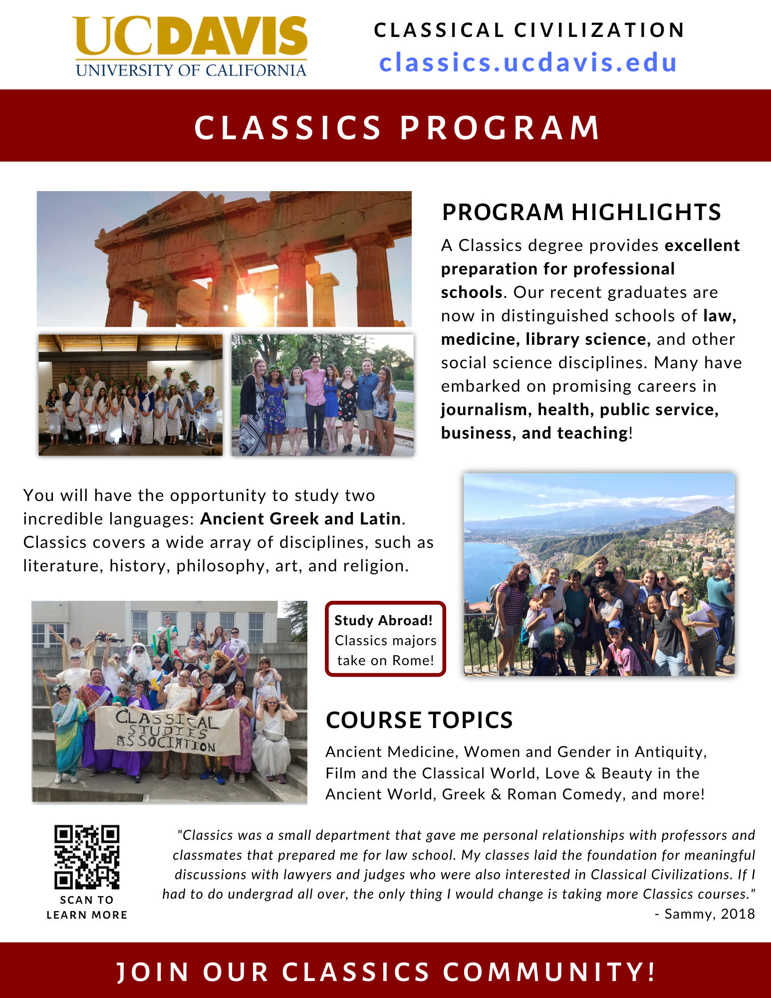 2021 Orientation Classics at UC Davis